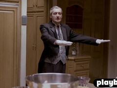 Braunhaarige, Vollbusig, Paar, Lingerie, Milf, Mutti, Zierlich, Realität