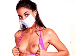 Verga grande, Morena, Ébano, Pajear, Interracial, Masaje, Masturbación, Tetas