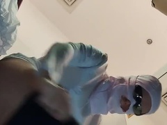 素人, デカ尻, ラティーナ, 下着, 母, パンティ, 穴開きパンティ, 締まりの良い