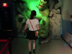 Emocore, Pov, Chatte, Rasée, Cheveux courts, Maigrichonne, Jupe, Nénés