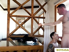 Gay Bastian analed by international buyer