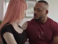 Anaal, Grote lul, Grote mammen, Zwart, Pijpbeurt, Hardcore, Interraciaal, Tieten likken