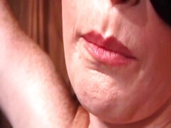 お尻, 緊縛, ボンデージ, ゴム, オマンコ, 赤毛, オッパイの, おもちゃ