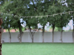 Lesbian Teens goes for a hot threesome in the living room