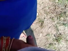 Hondjeshouding, Vriendin, Hardcore, Indisch, Buiten, Pissen, Openbaar, Kut duiken