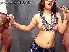 Glasses, mardi-gras, nerdy