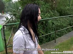 Amateur, Sucer une bite, Tchèque, Hd, Public, Réalité, Criant, Adolescente