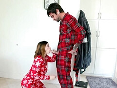 デカパイ, ブロンド, フェラチオ, バック, 手コキする, Hd, なめる, 三人