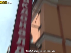 アナル, ブロンド, ヒール, オナニー, アウトドア, 穴開きパンティ, ピアス, タトゥー