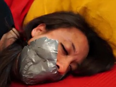 Fragiledesires Ball Gagged and Duct Tape Gagged in Jeans