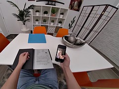 En tercera dimension, Rubia, Corridas faciales, Divertido, Peludo, Sexo duro, Pov, Tetas