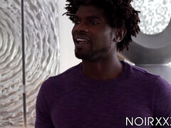 アナル, デカチン, 黒人, フェラチオ, イく瞬間, 手コキする, 異人種間, キス