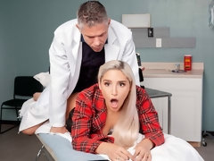Anal, Culo, Rubia, Médico, Estilo perrito, Masaje, Coño, Estriptis