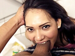 Kont, Grote lul, Hondjeshouding, Natuurlijke tieten, Mager, Tiener, Tieten likken, Toilet