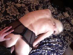 Grote mammen, Blond, Pijpbeurt, Hondjeshouding, Sperma in gezicht, Handbeurt, Hd, Politie