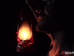 舐める尻, ブロンド, フェラチオ, 顔射, なめる, 公共, オマンコ