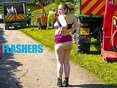 Leie, Britisch, Frau, Masturbation, Im freien, Pissen, Muschi, Spielzeuge