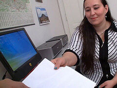 Belle grosse femme bgf, Gros cul, Bureau, Séduite