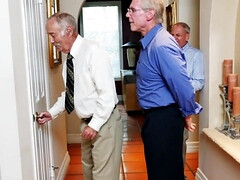 18 ans, Gros seins, Blonde, Sucer une bite, Grandpère, Groupe, Hard, Hd