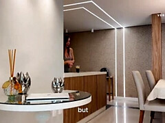 Step Mom Catches Son's Friend Sniffing Her Panties - Big Booty Latina Teaches Him A Lesson