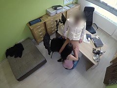 Vorstellungsgespräch, Schönheit, Braunhaarige, Hd, Lecken, Muschi, Dürr, Ablutschen