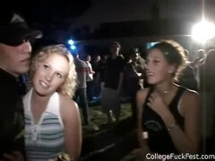 素人, 共学, 大学生, グループ, ハードコア, パーティ, 赤毛, ティーン