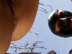 Relish Alyssa Hart's daring trio thrill with raw outdoor heat