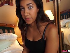 Braunhaarige, Spermaladung, Papi, Erstes mal, Hardcore, Hd, Latina, Taboo