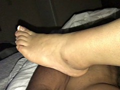 Belle grosse femme bgf, Grosse bite, Noire, Noir ébène, Pieds, Fétiche, Hôtel, Interracial