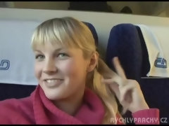 Hot Copulation On A Train - POV sex