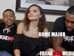 Petite interview with Lil D, Rome Major & Naudi Nala - Behind the scenes threesome tease