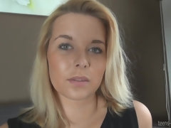 Leie, Tussi, Blondine, Tschechisch, Selbstgemacht, Pov, Jungendliche (18+), Titten