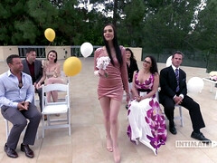 Casey Calvert, Riley Reid, Athena Faris - The Hot Bride & Her Naughty Bridesmaids - Foursome